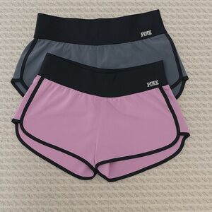 PINK Victoria's Secret Athletic Shorts - Gray and Pink Set